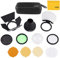 Godox AK-R1 Kit d'accessoires pour Godox V1 V1Pro V100 Flash et H200R AD200 AD200Pro II Stroboscope avec Port Magnétique, Fournit des Effets D'éclairage Doux pour La Prise De Vue