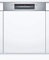 Bosch SMI4HAS48E Serie 4 Smarter Geschirrspüler integriert, 60 cm breit, Besteckkorb, Made in Germany, Silence Programm besonders leise, Extra Trocknen auf Knopfdruck Edelstahl