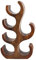 Thaiboo Weinflaschenhalter Weinregal Flaschenhalter Holz Weinhalter Flaschenbaum (braun)