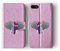 Tirita Wallet Flip Phone Case Compatible with iPhone 11 Animals Pets Elephant Lilac