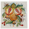 Sicilia Bedda - PIASTRELLA IN CERAMICA SICILIANA - Realizzata e Dipinta a Mano - 15 x 15 x 0.8 CM (Decorazione Melograno)