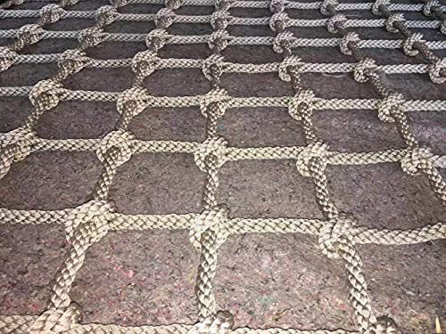 XHP Outdoor-Kletternetze Klettergerüst Net Heavy Duty Schaukel Net for Kinder, Leiter Netting Sport Spielplatz Große Spielhallen Climb 12mm Sicher Seil (Color : 12cm-12mm, Size : 3 * 8m(10 * 26.4ft))