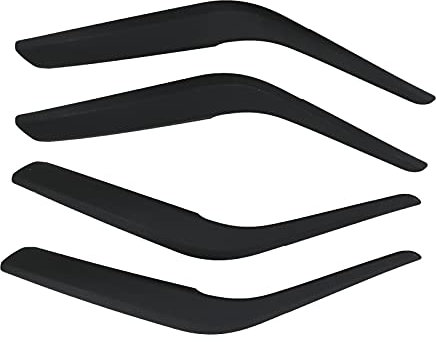 Akozon Poignée de Panneau de Porte Intérieure Intérieure 4pcs Garnitures de Poignée D'accoudoir de Porte Intérieure Couvre la Décoration Remplacement pour X1 E84 2010-2016(Noir muet)