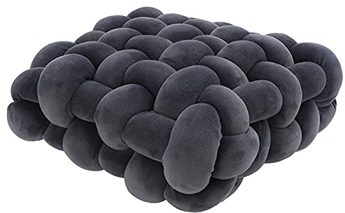 DFANCE Sofa Kopfkissen Knot Kissen, Geknotetes Kissen 30x36CM,Zierkissen Knoten für Einfarbig,Knotenkissen Nordische Kreativität,für Schlafzimmer, Sofa,Bett