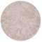 Paco Home Hochflor Teppich Rund Wohnzimmer Schlafzimmer rutschfest Shaggy Modern Flauschig Einfarbig Langflor Kunstfell, Grösse:120 cm Rund, Farbe:Creme