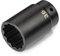 TEKTON SID23336 Douille à choc 12 pans, carré de 1/2, profondeur 36 mm