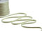Furlanis - Doppelsatinband, Italienische Gewebe - Grau, 6 mm x 25 m, Salbeigrün