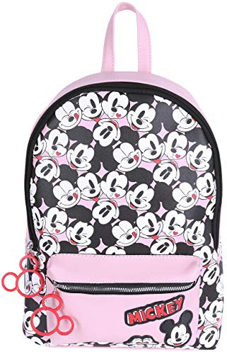 Disney Mickey Maus Großer Rucksack, pink Einheitsgröße