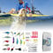 Fishing Tackle Adventskalender 2023, Adventskalender Angeln Weihnachten Countdown, 24 Tage Angelköder Set, Tolles Geschenk für Angelfreunde