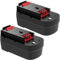 Moticett 18V 3600mAh 2 pcs Ni-Mh Batterie de Remplacement pour Black Decker A1718 A18NH A18E HPB18 HPB18-OPE HPB18-OPE2 244760-00EPC18 FSB18 FS180BX FS18BX FS18FL NST2118 Outil Rechargeable