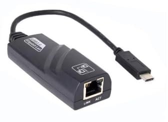 Adattatore di rete Ethernet, adattatore USB a RJ45 Lan cablato per Ultrabook, Chromebook, Laptop, Desktop, Plug and Play Type-C a 1000 Mbps, compatibile con MacBook Steam Deck, Switch, Windows iPhone