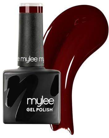 Mylee Gel Nail Polish 8ml [Diva] - UV/LED Soak-Off Nail Art Manicure Pedicure for Professional, Salon & Home Use [Red Range] - Long Lasting & Easy to Apply