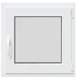 vidaXL Finestra per Cantina RISOR 50x50 cm Anta ribalta DIN Destra Bianca