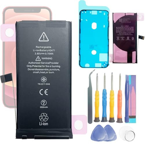 High Capacity Aousavo Phone12 mini A2471 ersatz akku Kompatibel mit iPhone12 mini A2176 A2398 A2399 A2400 Replacement batteria