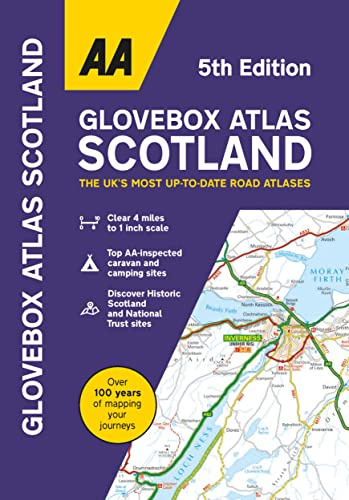 AA Glovebox Atlas Scotland (AA Road Atlas Britain)
