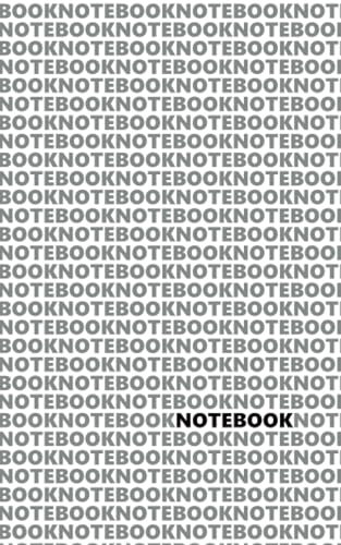 Notebook (5x8) (White Grey)
