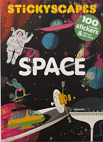 Stickyscapes Space: 100 reusable stickers & fold-out play scene (Magma for Laurence King)