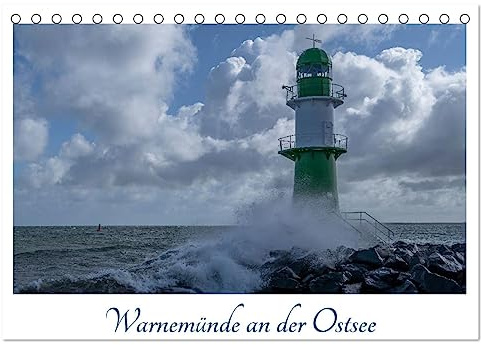 Warnemünde an der Ostsee (Tischkalender 2026 DIN A5 quer), CALVENDO Monatskalender: Warnemünde Seebad der Hansestadt Rostock (CALVENDO Orte)
