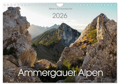 Ammergauer Alpen (Wandkalender 2026 DIN A4 quer), CALVENDO Monatskalender: Einblick in den Naturpark Ammergauer Alpen Wandkalender (CALVENDO Orte)