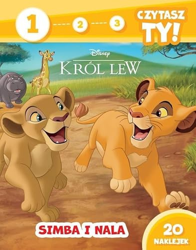 1, 2, 3, czytasz ty! Poziom 1. Simba i Nala. Disney Król Lew