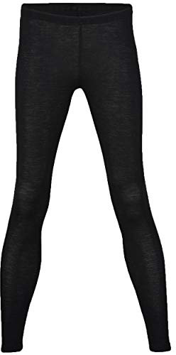 Engel Damen Legging, Wolle Seide, Gr. 34/36, Schwarz