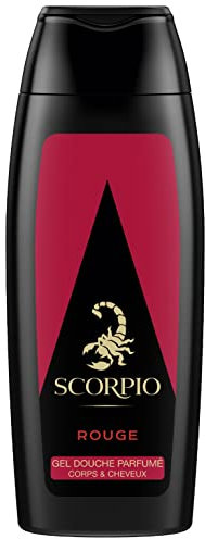 Scorpio - Gel Douche Corps Homme - Collection Rouge - Flacon 250 ml