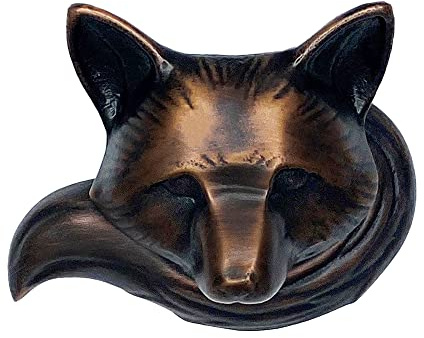Fox Türklopfer, geölt, Bronze (Standardgröße)