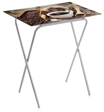 DON HIERRO - Mesita Plegable con Bandeja Extraíble, ADA