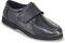 Chums Men's Wide Fit Touch Fasten Leather Shoe Black 7 UK