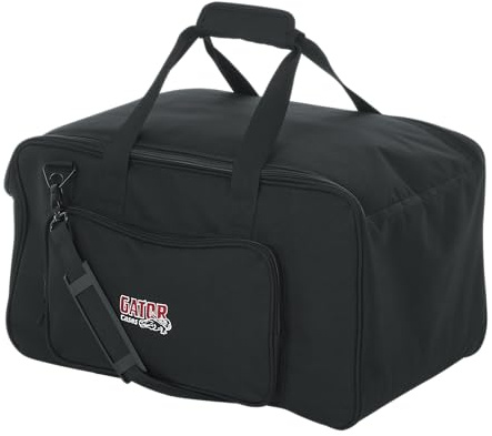 Gator Cases Leichte Tragetasche für bis zu Vier LED Style PAR Lights mit verstellbaren Trennwänden, schwarz (G-LIGHTBAG-1911)