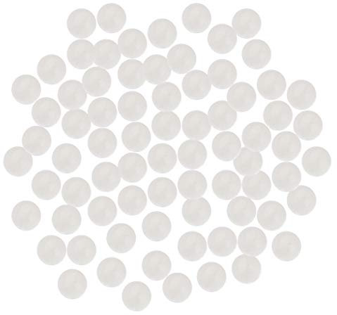 TOOYFUL 100 Stück 8mm durchsichtig Glasmurmeln - Traditionelles Marmorspiel für alle Altersgruppen