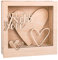 Rayher All you need ist love Holzbaus. 3D-Motivrahmen, FSC Mix Credit, Natur, 24x24x6,3cm, 16-tlg, Box 1Set, 62887505