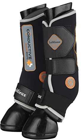 LeMieux Stiefel, Schwarze leitfähige Magno, S