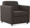 CAVADORE Corianne Sessel, mit Federkern, Polstersessel in Lederoptik Design, 78 x 80 x 83, Kunstleder: grau