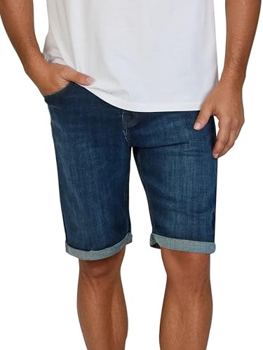 LTB Jeans Shorts Herren Stretch Kurz Slim Fit Corvin Kurze Hosen Bermuda | Sommer Denim Einfarbig Blau Grau Schwarz S M L XL XXL 3XL 4XL 5XL