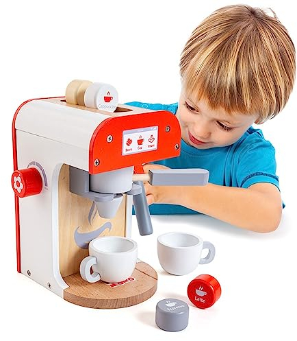 Cafetera de Juguete de Madera Coffee Maker Molto