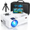 Nativer 1080P-Projektor mit WLAN und Zwei-Wege-Bluetooth, Full HD-Filmprojektor für Filme im Freien, 300-Zoll-Displayprojektor 4k Heimkino, kompatibel mit iOS/Android/PC/XBox/PS4/TV-Stick/HDMI/USB