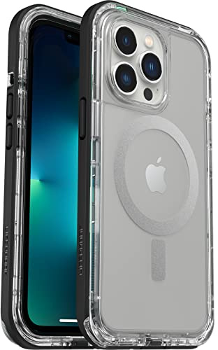 LifeProof Next Serie mit Magsafe-Schutzhülle für iPhone 13 Pro (nur für iPhone 13 Pro) – Schwarz (transparent/schwarz)