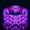 Kweida Catena Luminosa Con Filo di Rame,20M Stringa Luci 200 LED e 8 modalità flash Ip44 Impermeabile Luci ​da Esterno/Interni Decorative per Casa,Festa, Giardino, Natale, DIY,Matrimonio(viola)