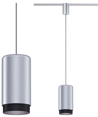 Paulmann 95400 URail Pendel Corus Chrom matt max. 1x50W E27 ohne Leuchtmittel
