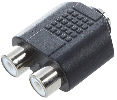 3.5mm Female to RCA Female Phono Adapter Connector