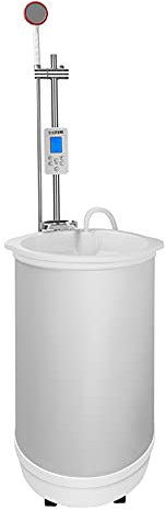 YYUINU Machine De Bain Mobile Pliable,2000W Chauffe-Eau Électrique À Stockage De Chaleur Instantanée,Chauffage Intelligent De Température Constante, La Nomination De Commande À Distance 24h,White