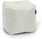 Sitzpouf für Outdoor Sitzsack, Fußhocker ideal für Gaming Sitzsäcke, Wetterfest, Outdoor Pouf (35x35x35cm, Beige)