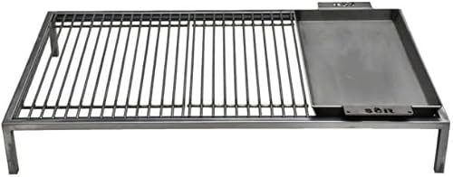 Argentinischer Grill mit abnehmbaren Eisenmodulen - Iron Argentinien Grill - BBQ Parrilla Asado (Größe : 81,3 x 50,8 cm) - Sor pampa grill (Grill mit Eisen-Grillmodul)