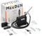 MEEDEN Airbrush Kit with Air Compressor, Dual Action Air Brush Spray Gun with 0.5mm Nozzle & Cleaning Set - Ideal for Painting, Nails Art, Model Making & DIY - Black