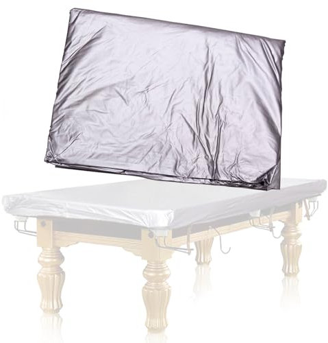 UdaCa Pool Table Dust Cover,with Drawstring Pool Table Cover,7/8/9/10/12ft Billiard Snooker Table Strong and Durable Dust Protection Cover,Billiard Pool Table Cover Hard Top 12ft
