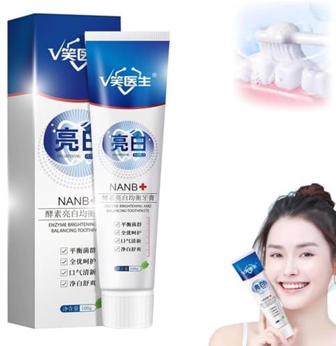 Smile Doctor Rapid Whitening Zahnpasta 100g, Sp-4 Ultra Whitening Zahnpasta, Probiotische Aufhellende Zahnpasta mit Ultra Whiten Fleck Entfernung, frischer Atem (1pcs)