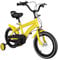 Garbenat 14 Zoll Kinderfahrrad mit Stützrädern Upgraded Kinder Fahrrad für ab 3-6 Jahre HöHenverstellbar Kinderfahrrad für Jungen & Mädchen Jugend Fahrrad für Schulung Outdoor Reiten (Gelb)