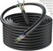 Cable Cat 6 150m, Cable Ethernet 150m Long Exterieur Câble Réseau RJ45 Cable d'installation, 23AWG Cable Internet Haute Vitesse 250MHz 1000Mbps, Noir Gigabit Imperméable CCA UTP Cable LAN pour Routeur