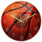 PRETYZOOM Basketball-wanduhr Geräuschlos Wanddekoration Große Zahlen Für Wohnzimmer Schlafzimmer